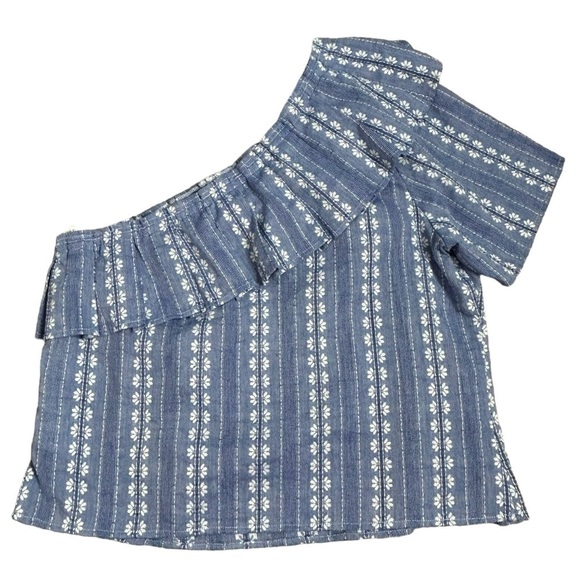 NWT Splendid Floral Print Embroidered Off Shoulder Top - Picture 3 of 13